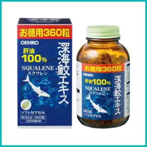 ORIHIRO - Viên uống dầu gan cá mập Orihiro 360 viên (60 ngày)