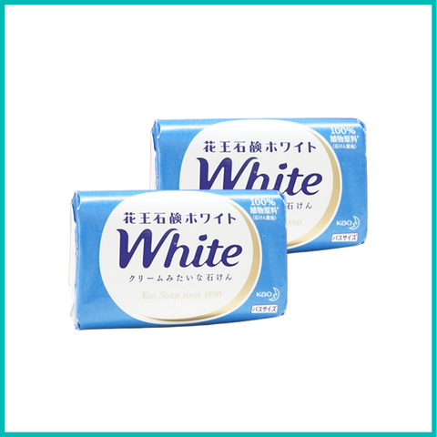 KAO- Combo 2 Bánh Xà Phòng Kao White Hương Sữa 130G