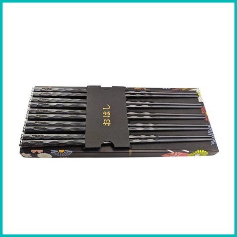 SHIKISAI - Set 5 đôi đũa sợi thủy tinh kháng khuẩn chịu nhiệt 260 độ Shikisai Japan