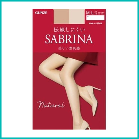 GUNZE - Quần Tất Sabrina Natural Fit Thật Chân Tôn Dáng 389 Size M (Màu Da Sáng)