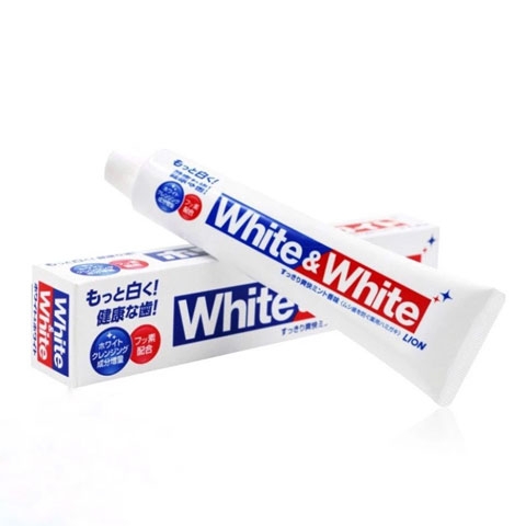 Lion - Combo 3 Kem Đánh Răng White And White Nhật Bản 3x150g
