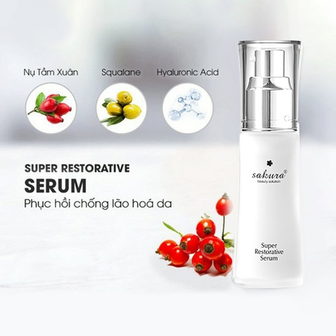 Sakura Beauty - Serum Chống Lão Hóa, Phục Hồi Da Sakura Beauty Solution Super Restorative