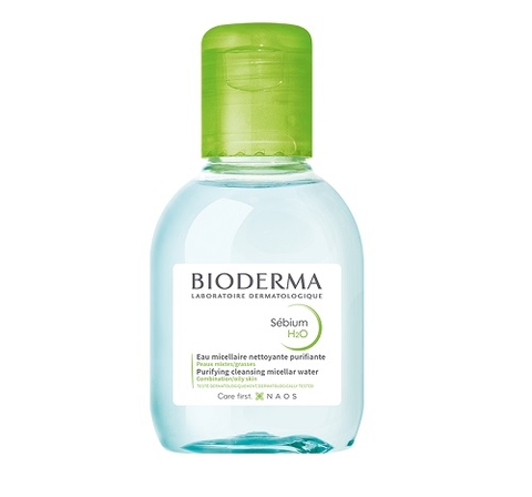 Nước tẩy trang Bioderma chai 100ml - xanh (da hỗn hợp, dầu mụn)