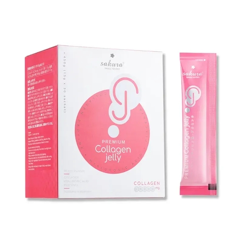 Sakura Beauty - Thạch Collagen Dưỡng Da Sakura Premium Collagen Jelly Dưỡng Trắng, Chống Lão Hóa