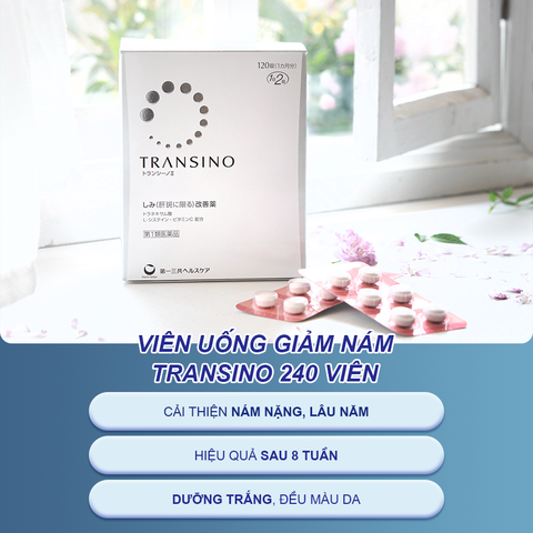 Viên uống trị nám Transino Whitening 240 viên Nhật Bản( đã có trên website)