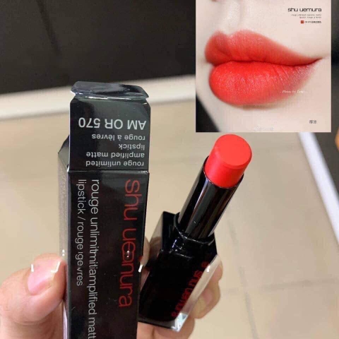 SHU UEMURA_ Son môi Shu Uemura Rouge Unlimited Matte AM OR 570