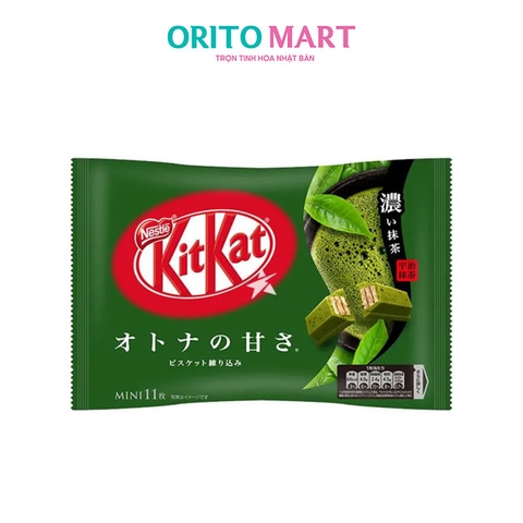 Bánh Kitkat Nestle Vị Matcha Trà Xanh 113g Nhật Bản 10 Chiếc ( Bánh Kẹo Tết 2024)