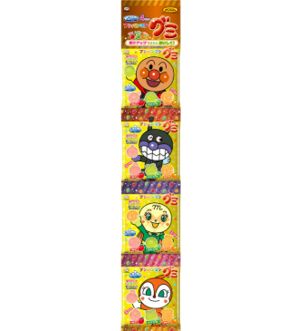 Dây 4 Gói Kẹo Dẻo Fujiya Anpanman 84g - Hàng Nhật nội địa