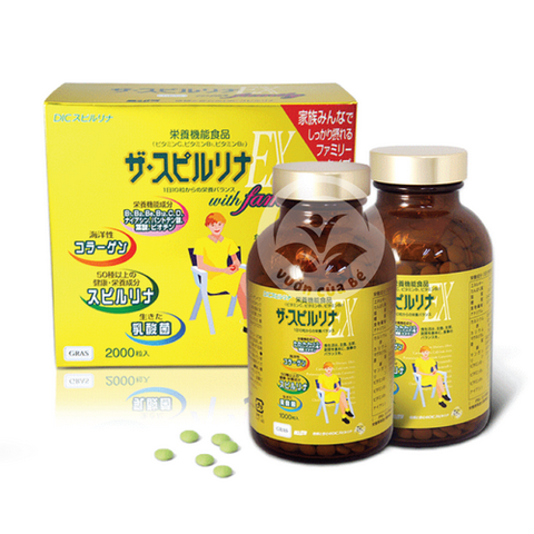 SPIRULINA_Tảo vàng cao cấp Spirulina EX Family 2000 viên