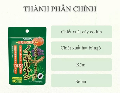 Orihiro - Viên Uống Chiết Xuất Cây Cọ Lùn Hỗ Trợ Tuyến Tiền Liệt (60 Viên)