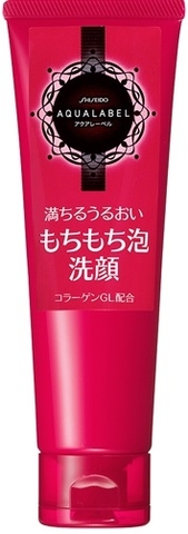 Shiseido - Sữa Rửa Mặt Dưỡng Ẩm Trắng Da Aqualabel Milky Mousse Foam Màu Đỏ (130g)