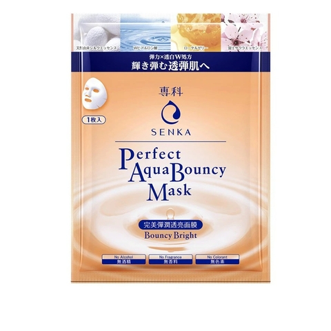 Senka - Mặt Nạ Dưỡng Da Đàn Hồi Và Sáng Mịn Senka Aqua B Bright Mask 25ml