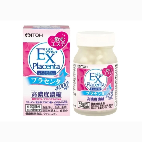 Itoh - Viên Uống Nhau Thai Placenta EX (Hộp 120 viên)