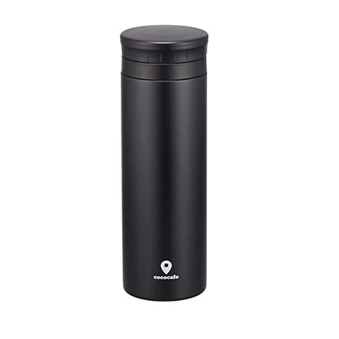 Coco Café - Bình Giữ Nhiệt Nắp Bật, Siêu Nhẹ Cao Cấp 500ml (Màu Đen)