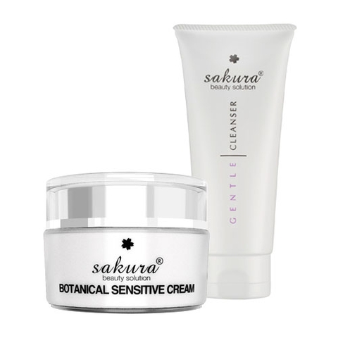 Sakura Beauty - Bộ 2 Sản Phẩm Dành Cho Da Nhạy Cảm