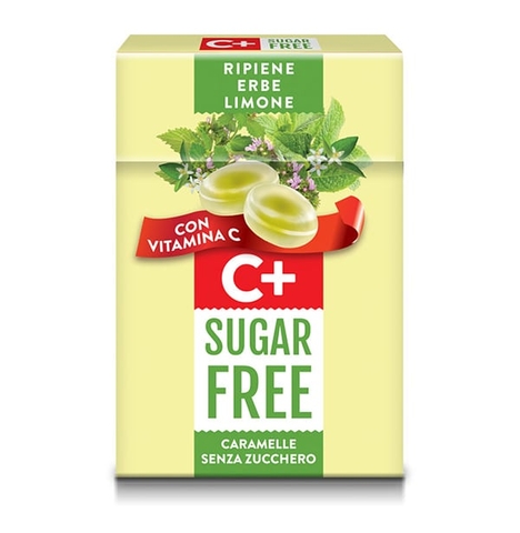 Kẹo ngậm không đường vị chanh, thảo mộc và Vitamin C
