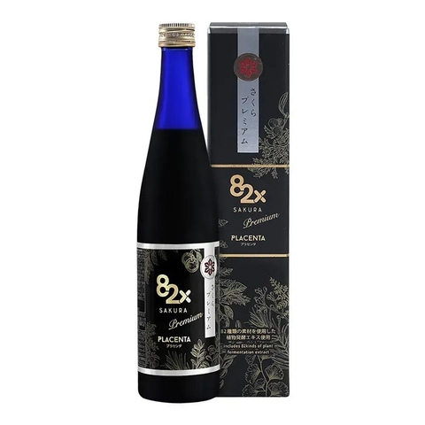 82x - Thực Phẩm Bảo Vệ Sức Khỏe Cao Cấp Sakura Placenta Premium 82X 500ml