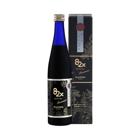 Nước uống nhau thai Placenta 82x Sakura Premium 450000mg 500ml