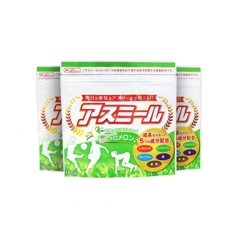 ASUMIRU - Sữa Tăng Chiều Cao Cho Bé 3-16 Tuổi Asumiru Ichiban Boshi 180g (Vị Ca Cao)