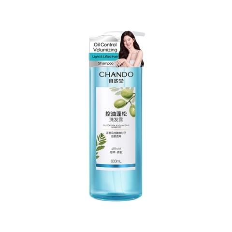 CHANDO_Dầu Gội Đầu Kiểm Soát Dầu, Làm Phồng Tóc Chando Himalaya Oil Control & Volumizing 600ml