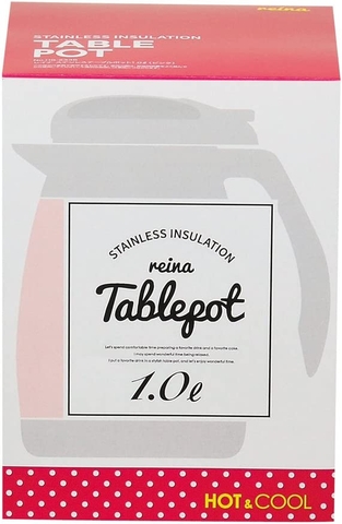 Phích nước giữ nhiệt cao cấp Table Pot 1L - Hàng Nhật nội địa