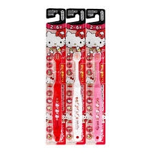 EBISU_Bàn Chải Đánh Răng Ebisu Hello Kitty Nhật Bản Cho Bé từ 2 - 6 tuổi