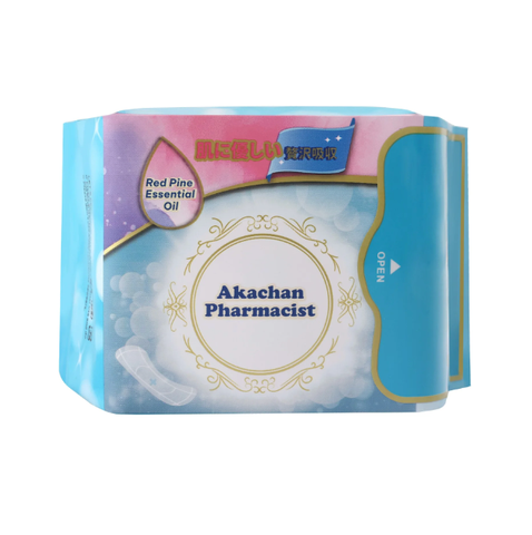 Băng vệ sinh siêu mỏng, siêu thấm hút Akachan Pharmacist hàng ngày 15,5cm hương bạc hà ( 20 miếng)