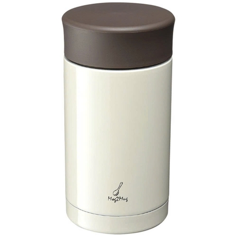 Mug - Bình Giữ Nhiệt Cỡ Nhỏ 250ml Mog2Mug (Màu Trắng)