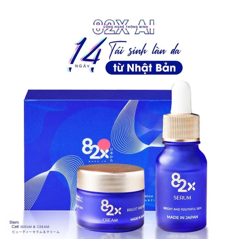 82X - Bộ Đôi Serum & Kem Dưỡng Tế Bào Gốc 82X AI Stem Cell