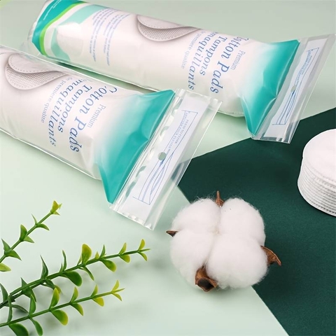 Bông tẩy trang VJC 100% cotton 100 miếng