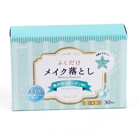 Gói 30 khăn ướt tẩy trang hương bạc hà Kyowa