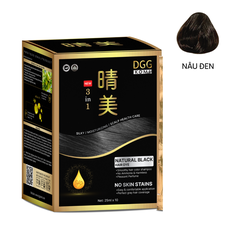 KOMI - Gói gội nhuộm tóc KOMI (màu nâu đen) - 1 gói