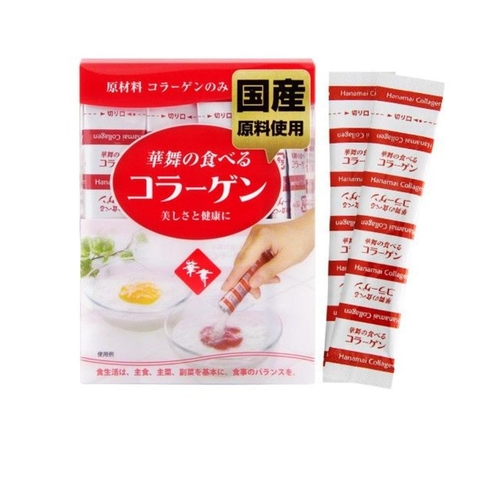 Hanamai - Collagen Chiết Xuất Da Heo, Da Cá Vị Trà Xanh