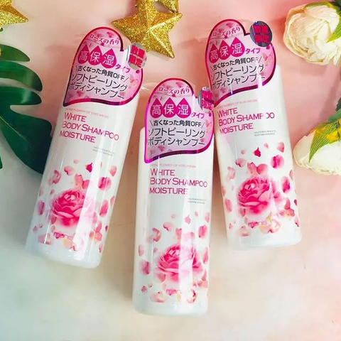 Manis White Body Shampoo - Combo 2 Chai Sữa Tắm Trắng Da Hương Hoa Hồng 450ml
