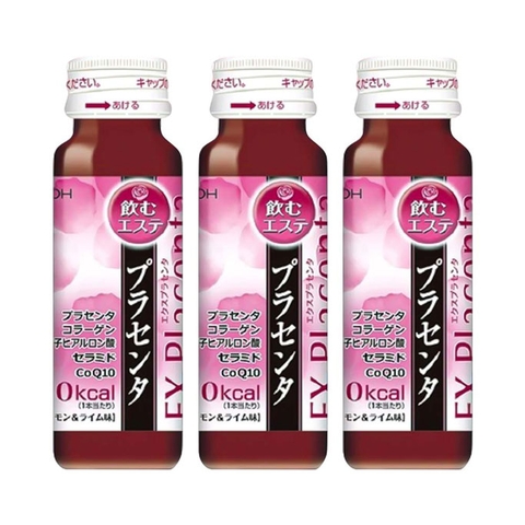 Ltoh EX Placenta - Combo 3 Hộp Nước Uống Tinh Chất Nhau Thai Cừu (Hộp 10 x 50ml)