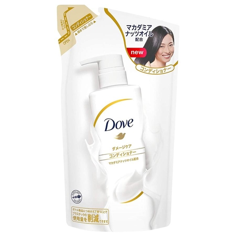 DOVE_Dầu xả Dove chiết xuất hạt mắc ca túi 350gr