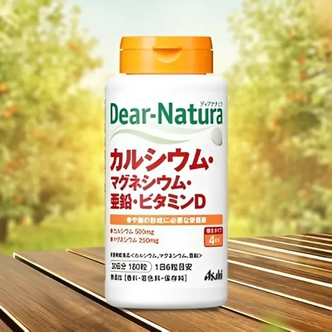 Dear Natura - Viên Bổ Sung Canxi Và Vitamin D 500mg (180 Viên)