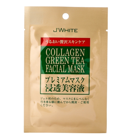 Japan - Đắp Mặt Nạ Tinh Chất Collagen Trà Xanh J'White 25g