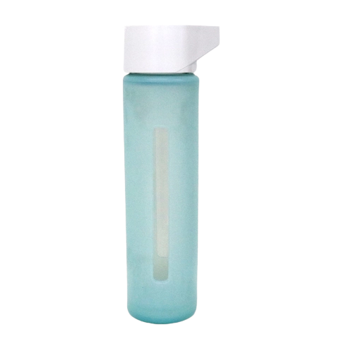Bình đựng nước thủy tinh cao cấp 470ml (màu xanh)