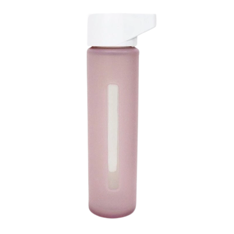 Bình đựng nước thủy tinh cao cấp 470ml (màu hồng)