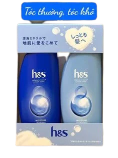 Set dầu gội xả HS Premium xanh dương ( cho tóc thường, khô)