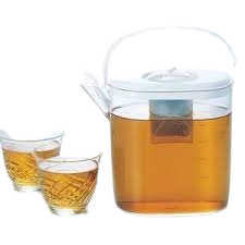 Bình uống nước kèm lọc trà 1,2L (nắp trắng)