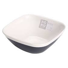 Bát soup dáng vuông màu ghi, size 13.5cm Kokubo