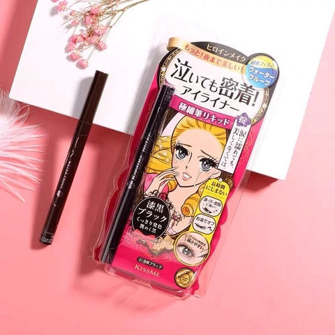 Kissme - Kẻ Mắt Heroine Make KISSME Dạng Gel Lâu Trôi (Đen) 6g