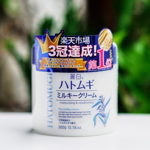 HATOMUGI - Kem Dưỡng Hatomugi Cấp Ẩm & Làm Sáng Da 300g