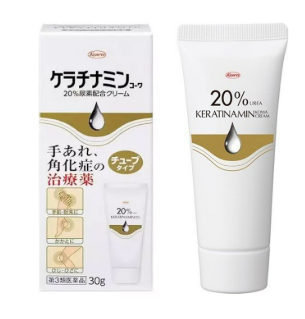 KOWA_Kem hỗ trợ làm giảm á sừng, viêm da cơ địa Kowa Keratinamin 30g - Hàng Nhật nội địa