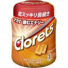 Kẹo cao su Clorets bạc hà 140g - nước tăng lực trái cây