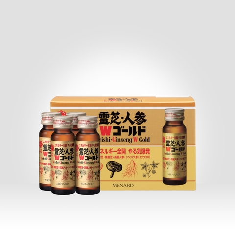 (Mua 1 Tặng 1) Menard Reishi Ginseng - Nước Sâm Linh Chi Phục Hồi Thể Lực Nhanh (10 Lọ x 50ml)