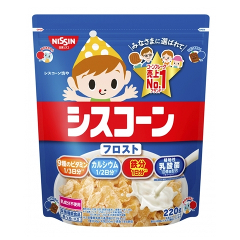 NISSIN_Ngũ cốc Nissin Nhật vị Vani 220g