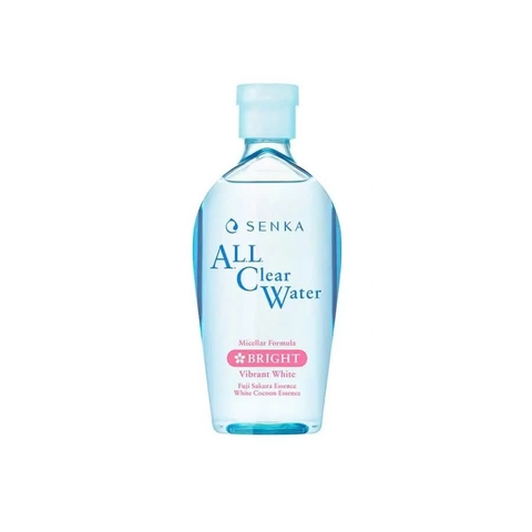 Senka - Nước Tẩy Trang Senka Cấp Ẩm, Dưỡng Sáng Da All Clear Water Micellar Formula White 230ml